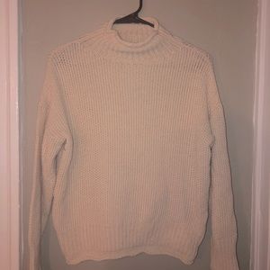 Cream knit sweater